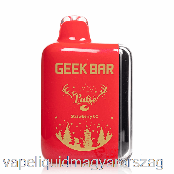 Geek Bar Pulse 15000 Eldobható Eper Cc Vape Toll
